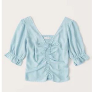 Abercrombie & Fitch blue blouse